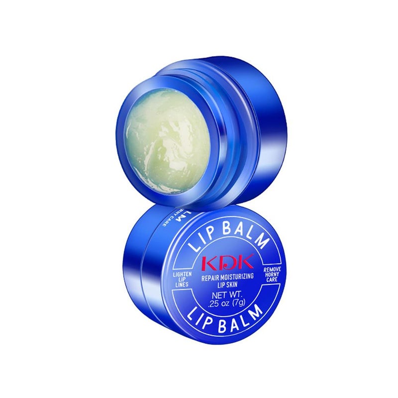 The little blue tin of moisturizing and repairing lip balm provides professional lip care, deeply hydrating and soothing.